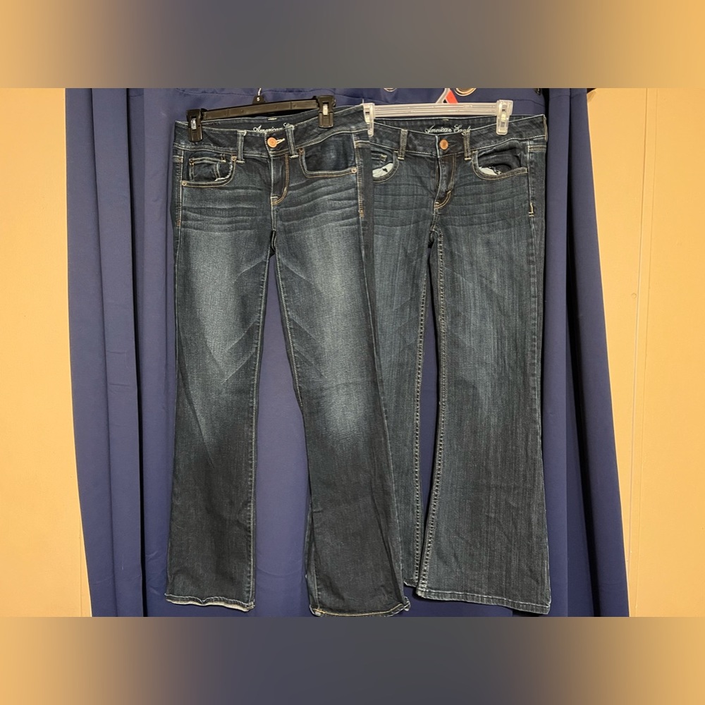 2 sets of AE Jeans